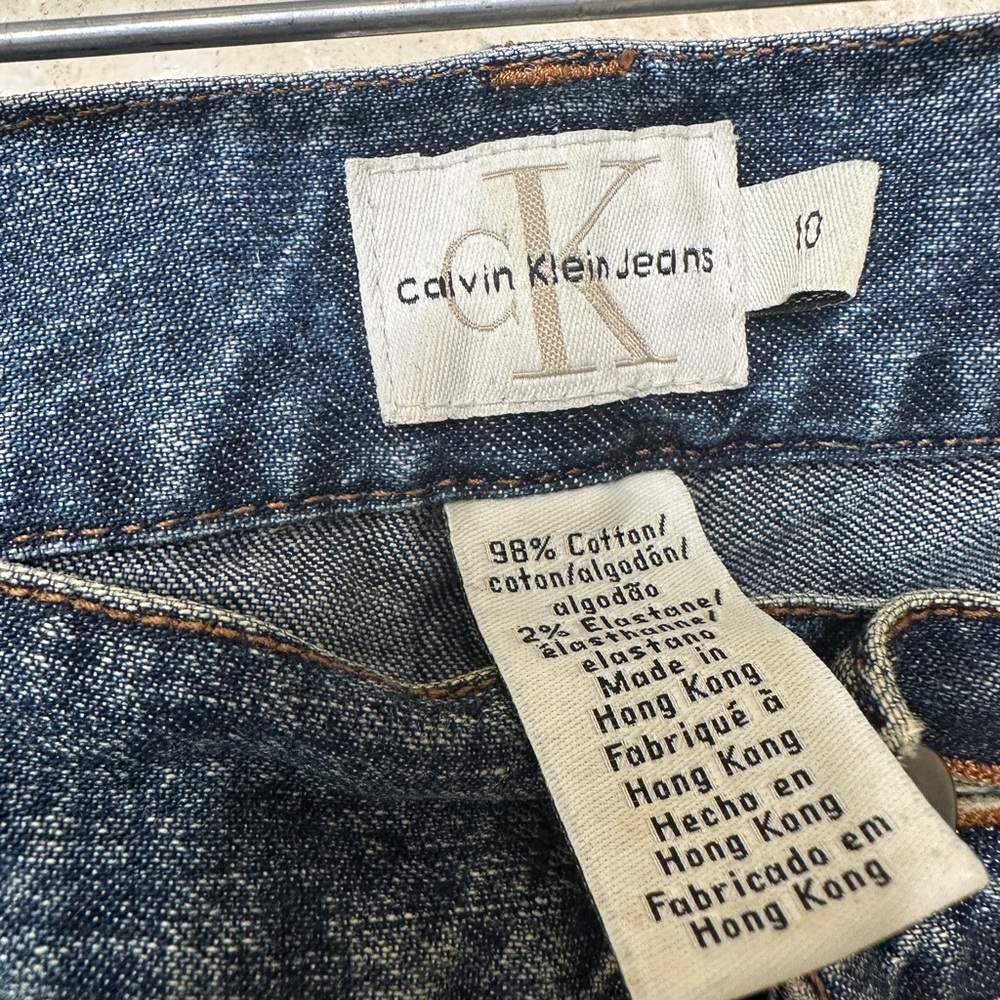 Calvin Klein Jeans Blue Denim Boot Cut  Size 10 - Picture 6 of 6
